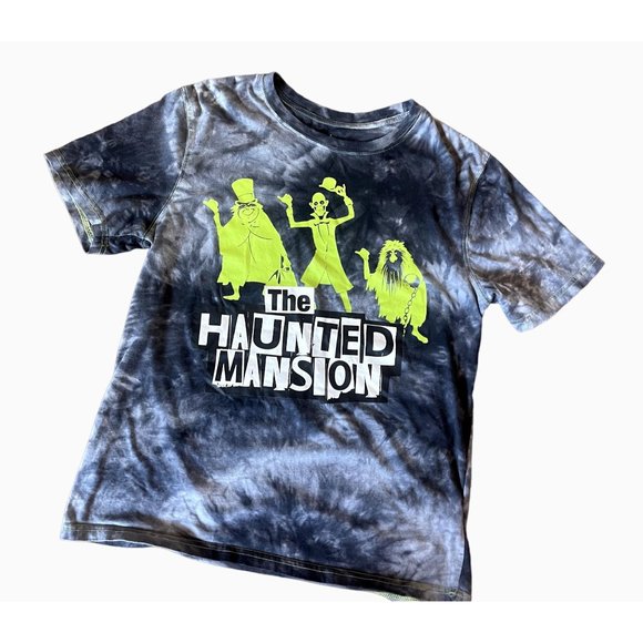 DISNEY PARKS Haunted Mansion Tie Dye T Shirt Tee Size Small EUC - Picture 2 of 6